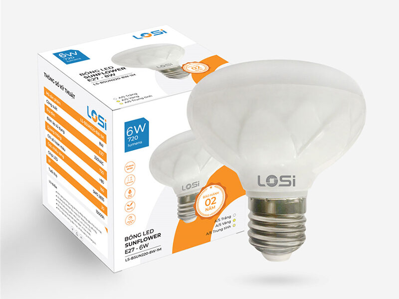 Bóng đèn LED đèn học Sunflower 6W Sunlike